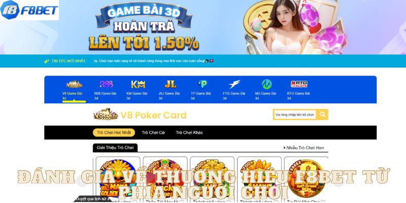 Đánh giá khách quan về thương hiệu cá cược F8BET trên thị trường